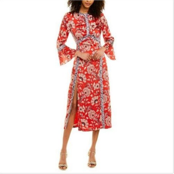 cinq a sept Dresses & Skirts - Cinq A Sept 5a7 Smyth Floral Midi Dress 10